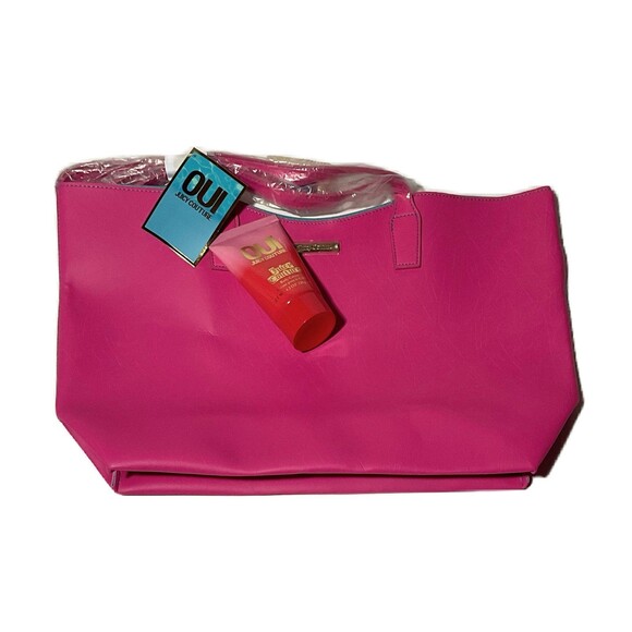 Juicy Couture Oui-Body Creme & “Hot Pink” Bag - Picture 1 of 5